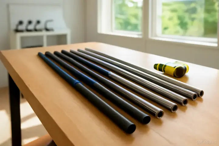 Cán gậy golf: độ cứng, trọng lượng và chiều dài nói lên điều gì