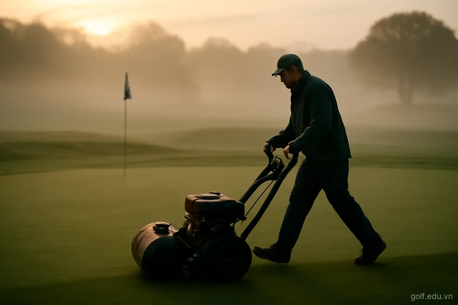 Bảo dưỡng sân golf: nghề quyết định chất lượng sân mà ít ai nhắc tới